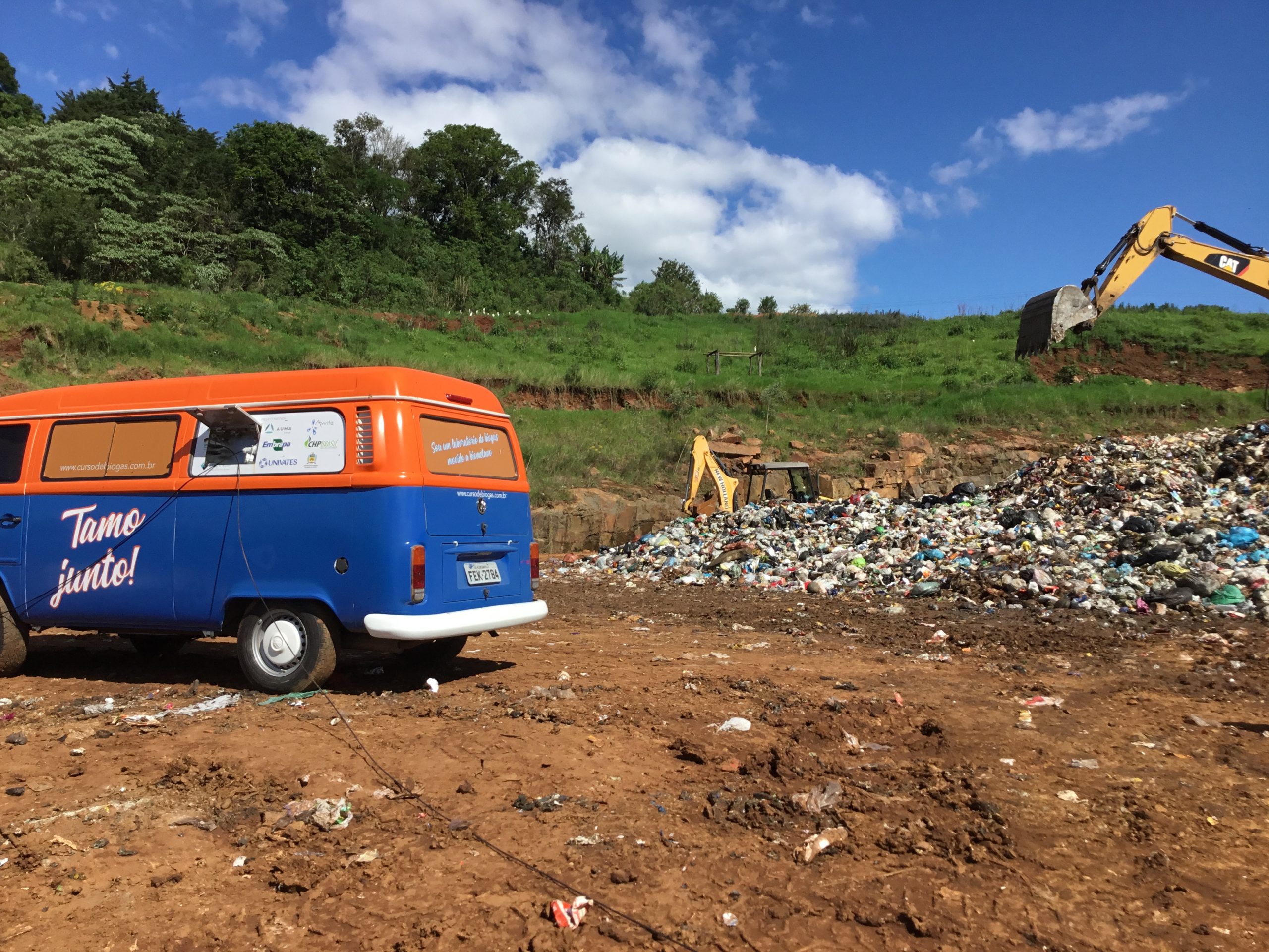 AwiBULLI no aterro sanitário em Ipumirim – SC